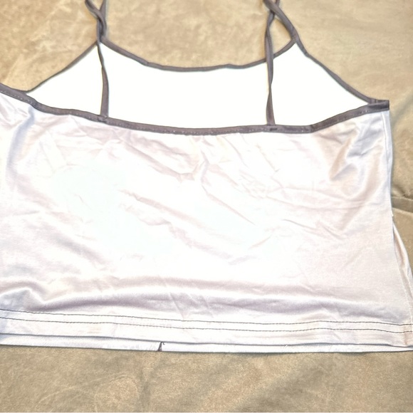 SKULL TANK TOP RARE PUNK ROCK EMO GOTH Spaghetti Straps Size Large black - Picture 11 of 12